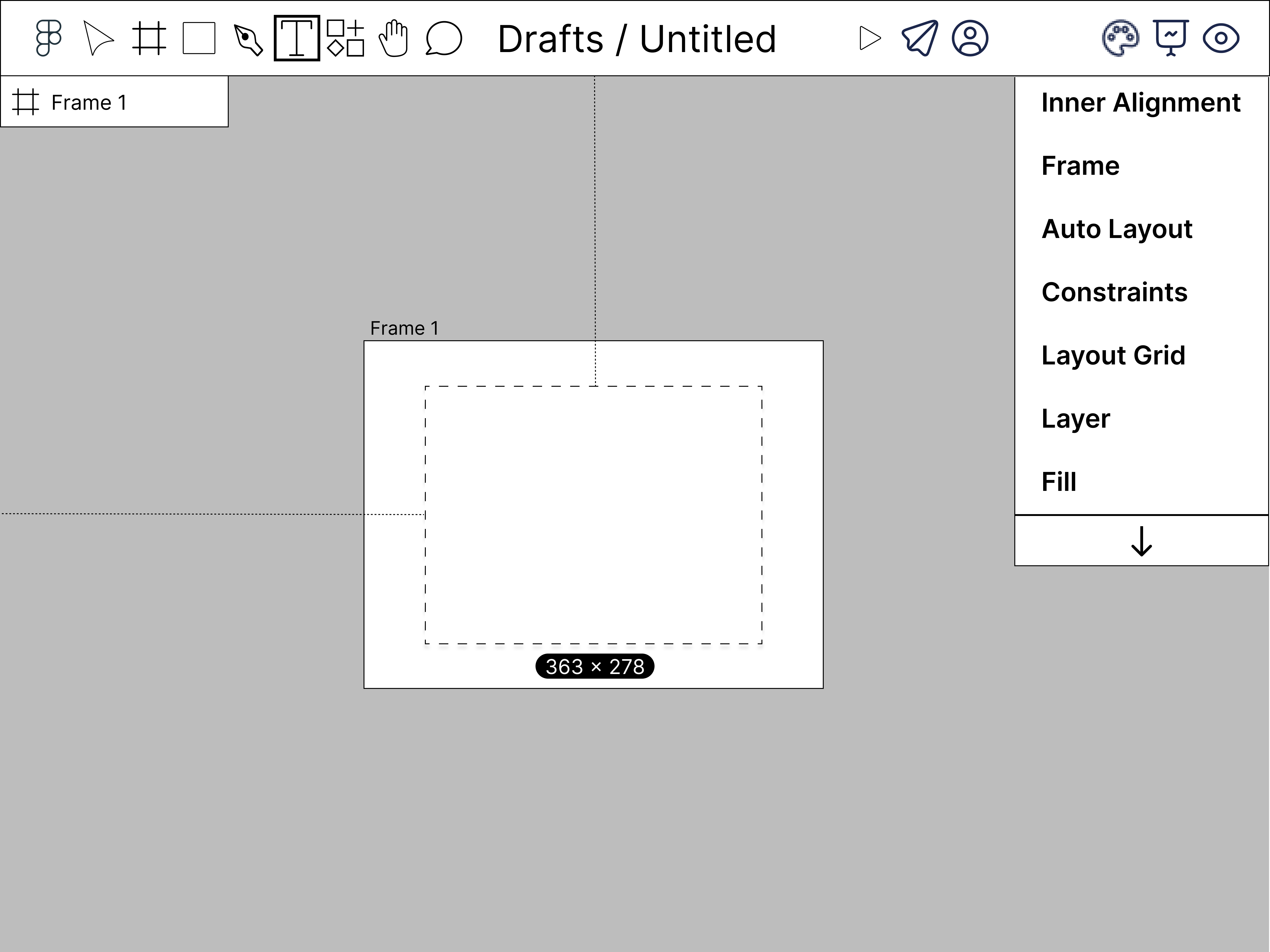 lofi prototype depicting text box being drawn